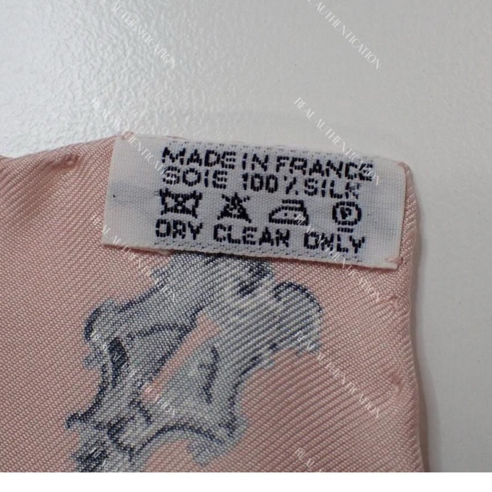 Hermès Pink Silk Scarf - Picture 6 of 6